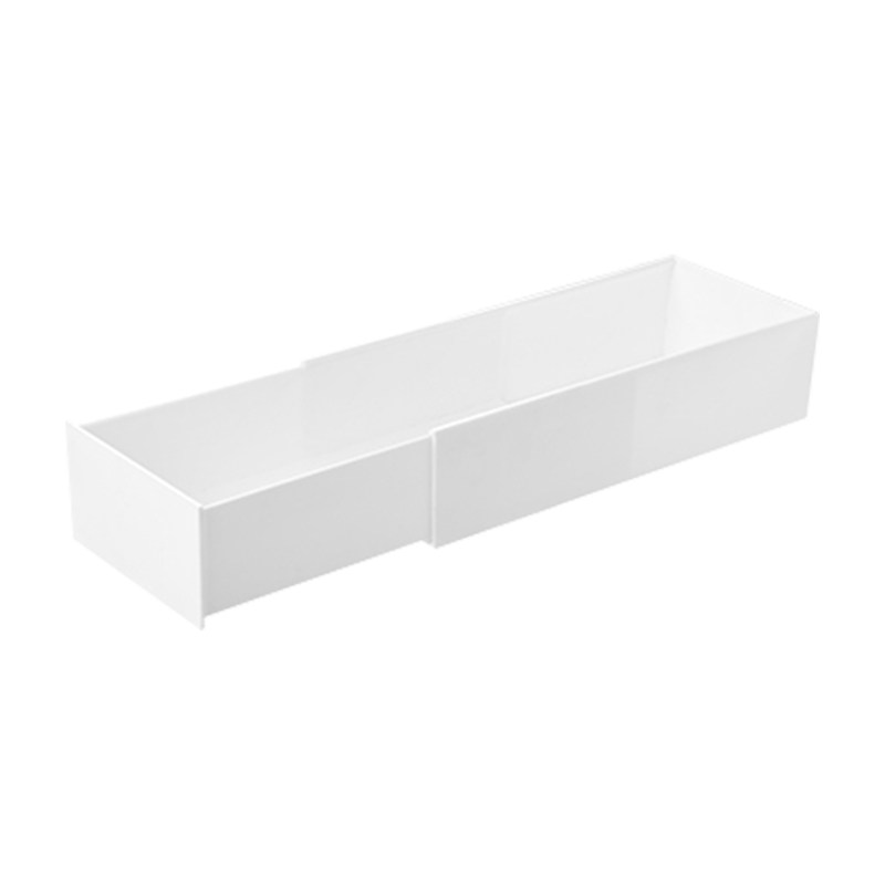 JD Original White Square Drawer Expandable Storage Box with Straight Compartments, Organizer Box, Storage Container, Set of 3