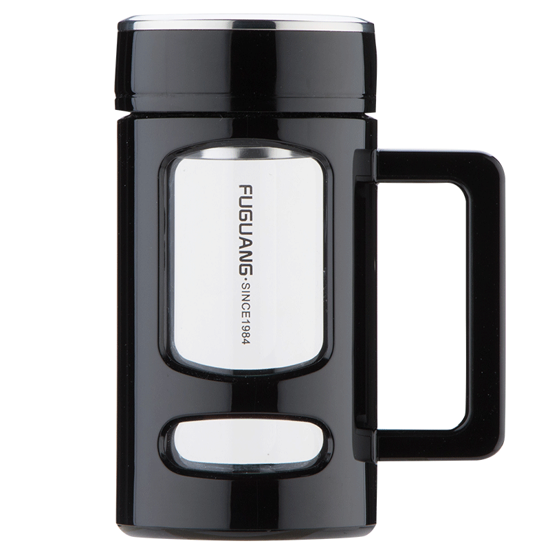 Fuguang Large Capacity Glass Tea Cup, High Borosilicate Glass Office Water Bottle, Tea Infuser Mug for Men And Wome