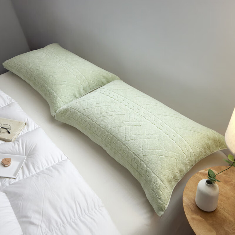 MUJI A-Class 100% Cotton Terry Pillowcase Summer Home Pure Cotton Pillow Cover 52x75cm Single Pack