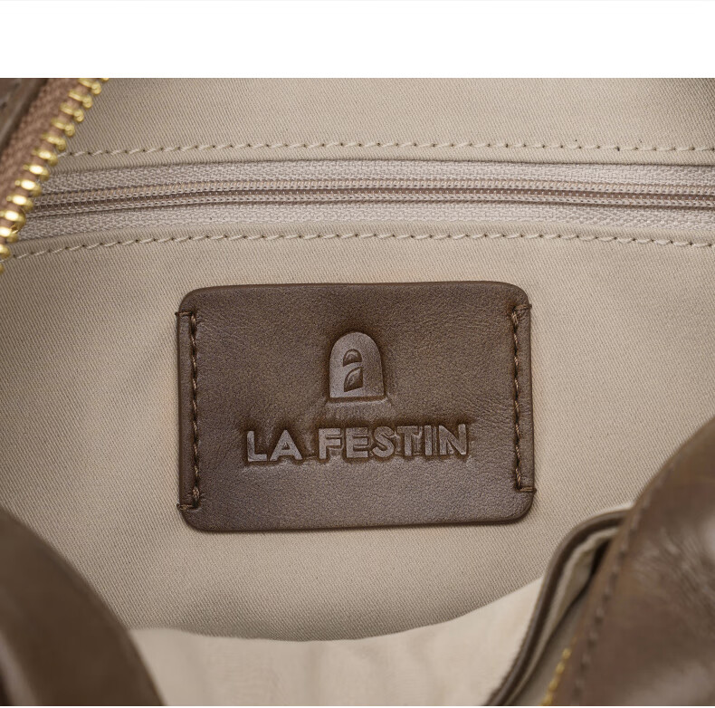 La Festin Top-Grain Leather Chubby 2026 New Crossbody Women's Bag, Handheld Boston Bag, Birthday Gift for Girls 17