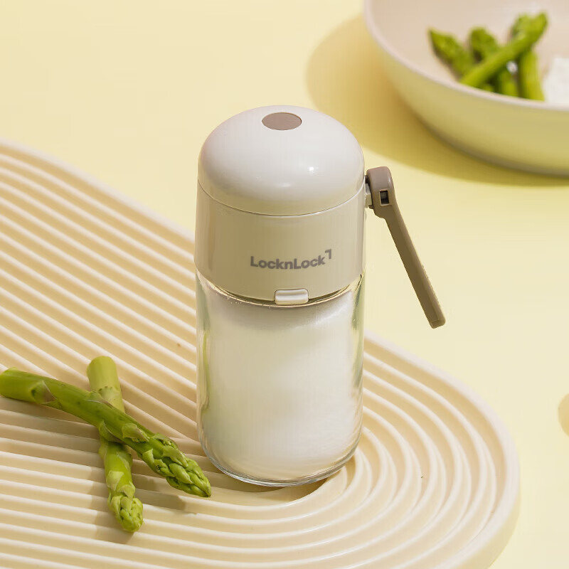 LOCK&LOCK Measured Salt Container, Kitchen Plastic Seasoning Bottle, Spice Jar, Condiment Box, Salt Shaker, Sealed Moisture-Proof, 180ML