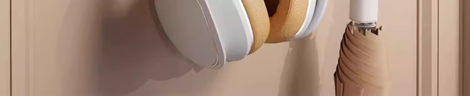 FAJIENUO Dopamine Suction Cup Rotating Row Hook No Drilling Strong Load-Bearing Bathroom Kitchen Brown - Suction Cup 9 Hooks 12