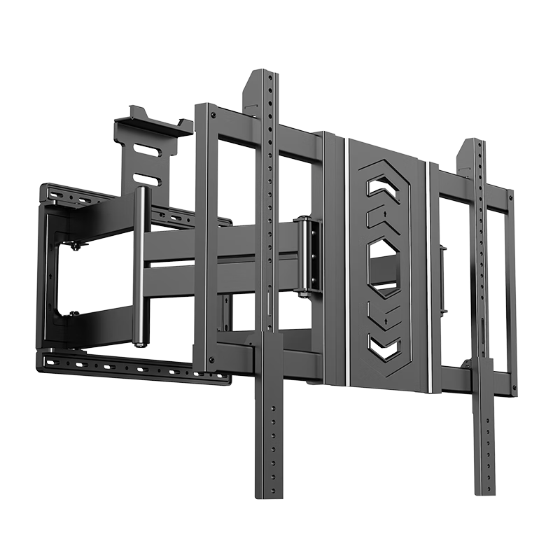 Beishi 40-90 Inch Eight-Arm Extendable Rotating TV Mount, Ultra-Thin Recessed TV Bracket, Wall-Mounted Stand, Universal TV Mount for Multiple Brands
