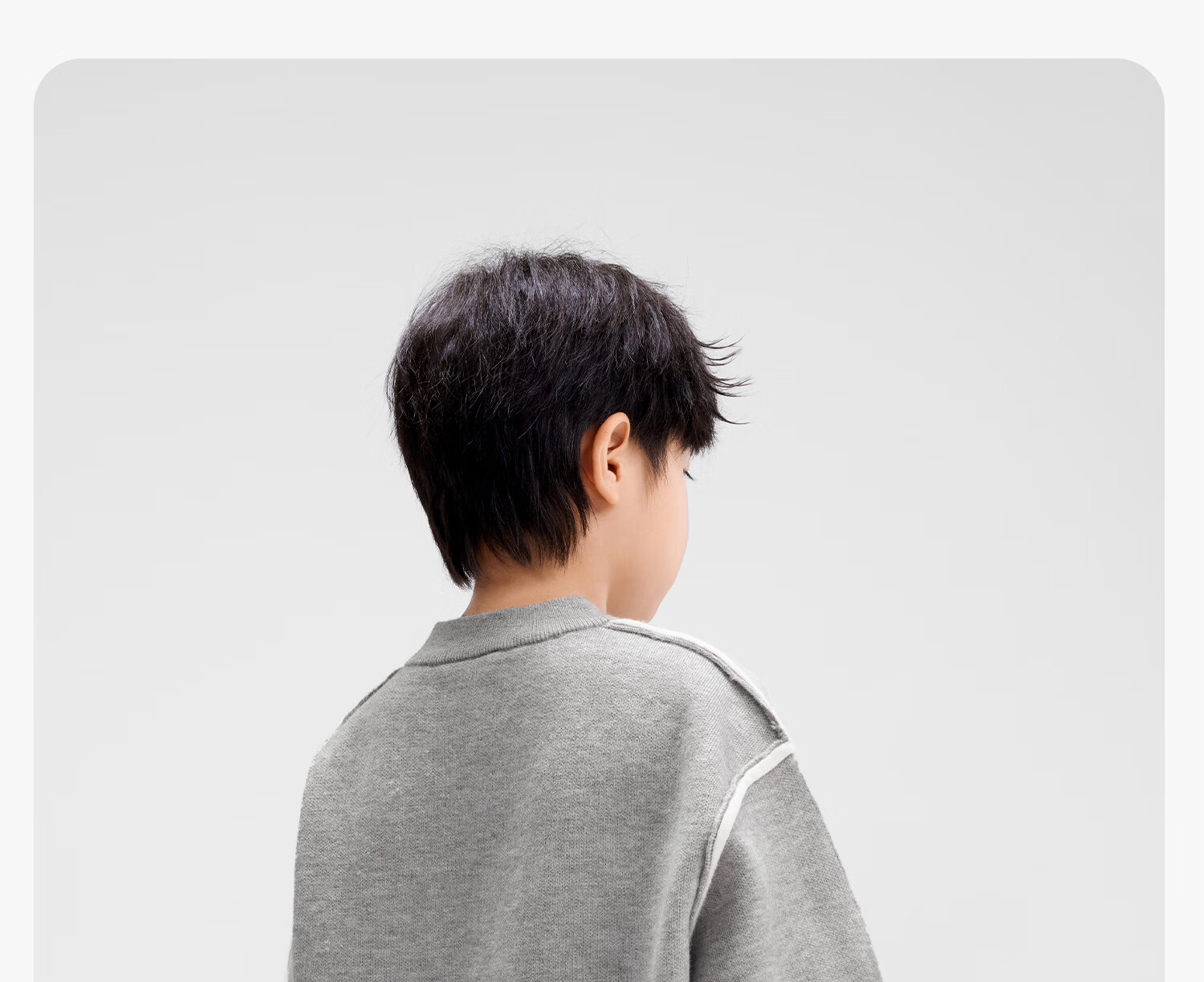 Zuo Xi Boys Sweater Winter 2025 New Children's Pullover Knitwear Imitation Cashmere Black 140cm 7