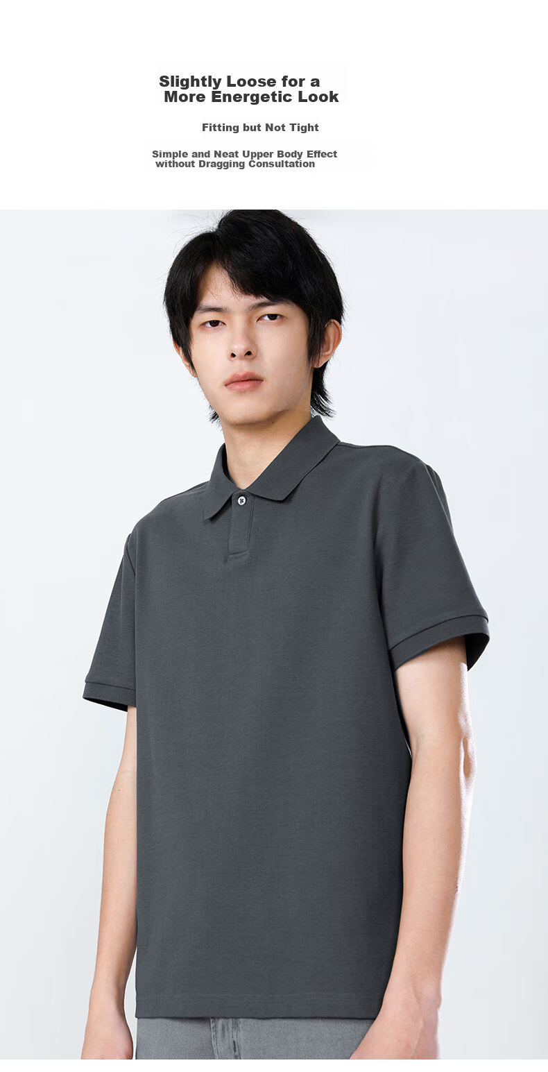 MARKLESS Men's Short-Sleeve Summer Polo Shirt, Casual Top, Turn-Down Collar T-Shirt PLB3635M, Klein Blue, Size L 6