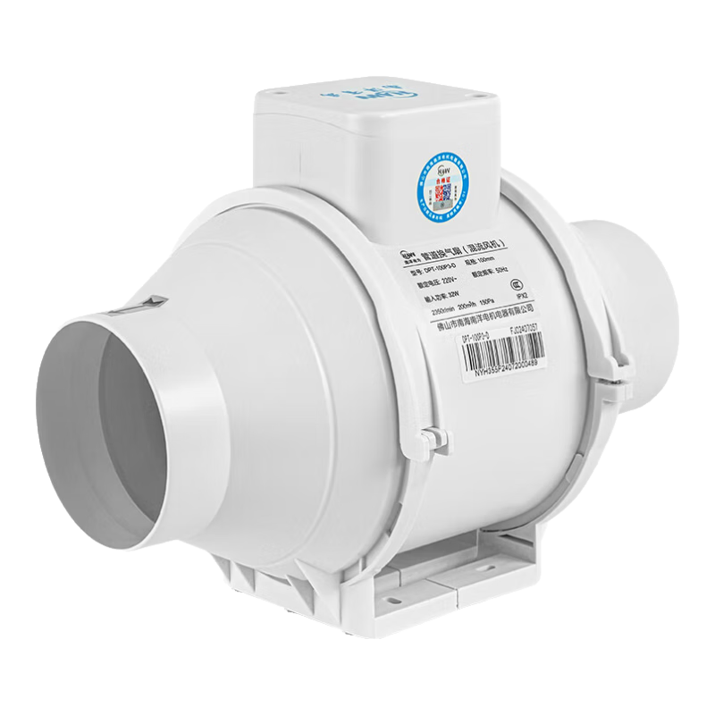 NW (NYYW) Duct Fan, Quiet Exhaust Ventilation Fan, Axial And Mixed Flow Fan, DPT-100P3