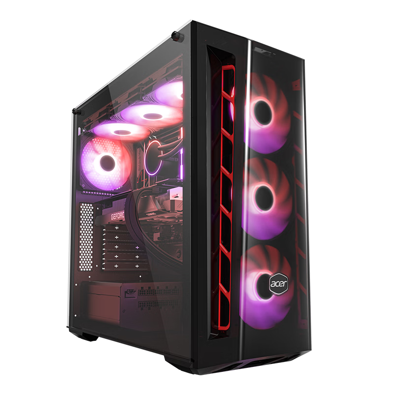 Acer Dark Knight: Dawn V7 Valorant 14th Gen Core I7 14650HX/32GB/1TB/RTX5060Ti 16G Gaming Desktop Computer