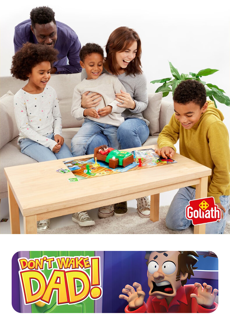 Kuaimanhu Dutch Don't Wake Dad, Don't Disturb Dad, Strategic Thinking Puzzle Toy, 4+ Years Old, Birthday Gift for Boys And Girls 5