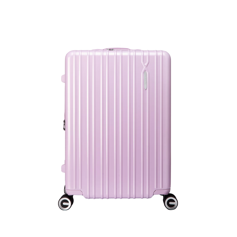 Mei Travel 28-inch Large Capacity Expandable Trolley Luggage with Password Lock Fries Case 79B Lilac Pink