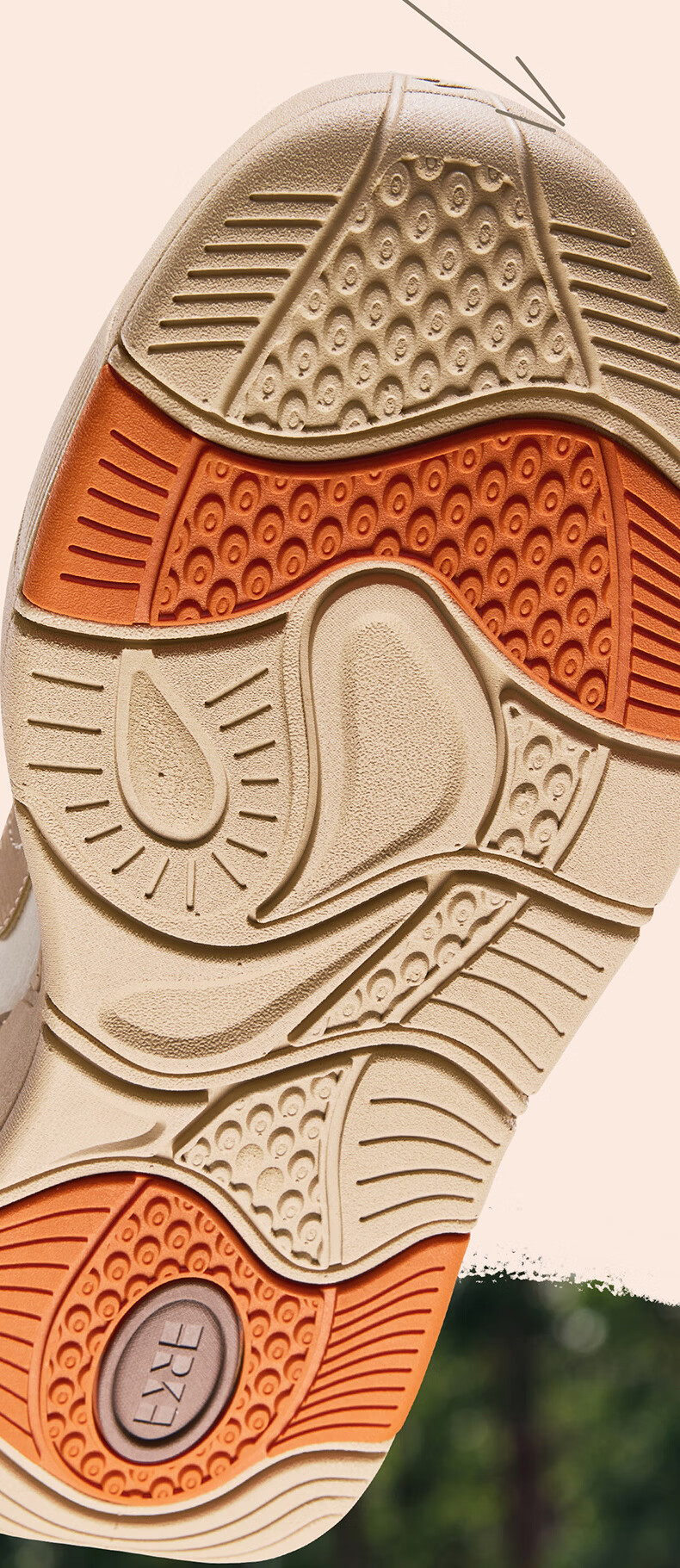 ERKE Men's Sports Shoes Casual Shoes Patchwork Classic Trendy "Pumpkin Shoes" Casual Shoes 51125301027 6