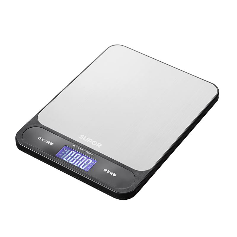 Supor Kitchen Electronic Scale Stainless Steel Baking Scale Battery Model KDB15BE10