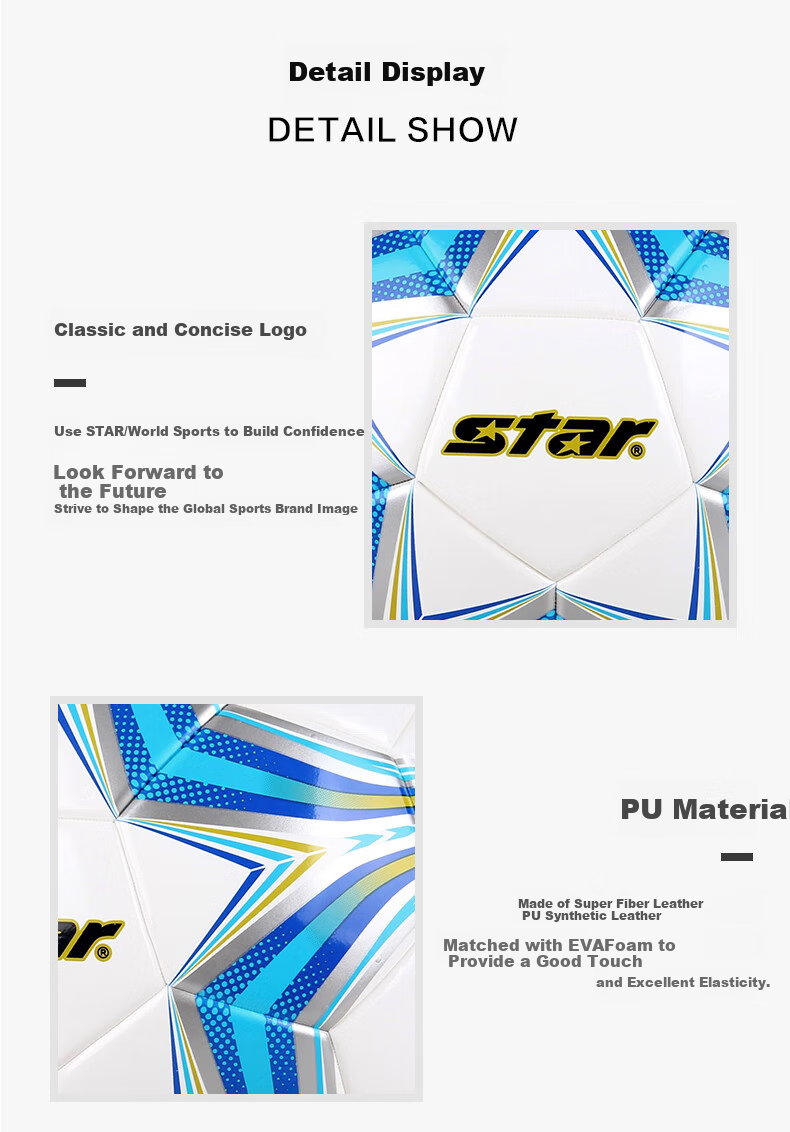 Star Soccer Ball Size 5 Adult Youth Middle School Entrance Exam Standard Professional Competition Training Ball Hot Glue SB21A6025 11
