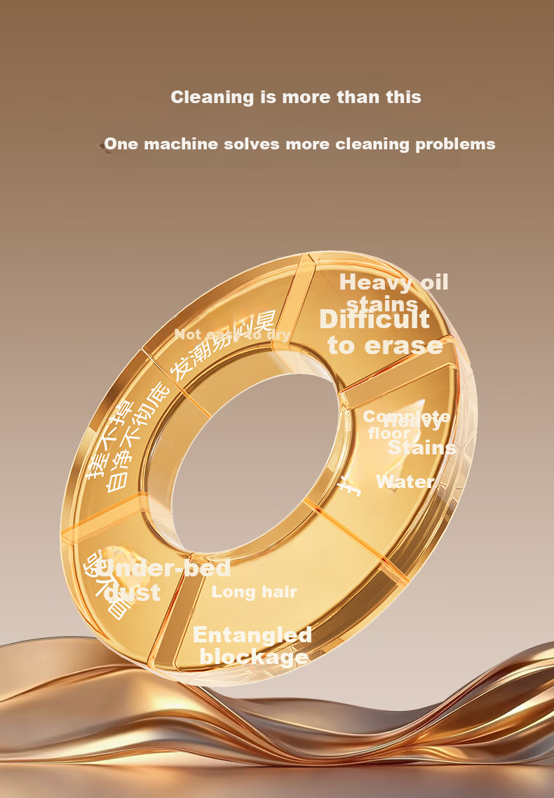 Midea S60Ultra Odorless Floor Scrubber [AI All-Direction Assistance, Smart Liquid Dispensing, Light Dust Detection] Integrated Automatic Cleaning for Mopping And Vacuuming, Top-Of Machine 14