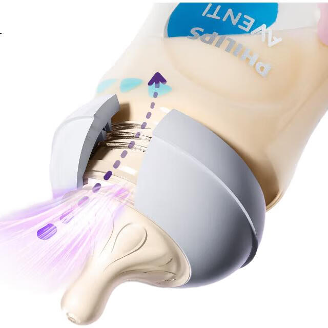 Бутылочка для кормления Philips AVENT, художественная роспись, цветная, с широким горлышком, PPSU, 260 мл, SCY943/01