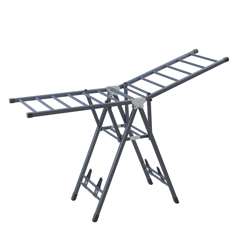 FEIDIAO Multifunctional Floor-Standing Clothes Drying Rack for Balcony, Bedroom, and Dormitory