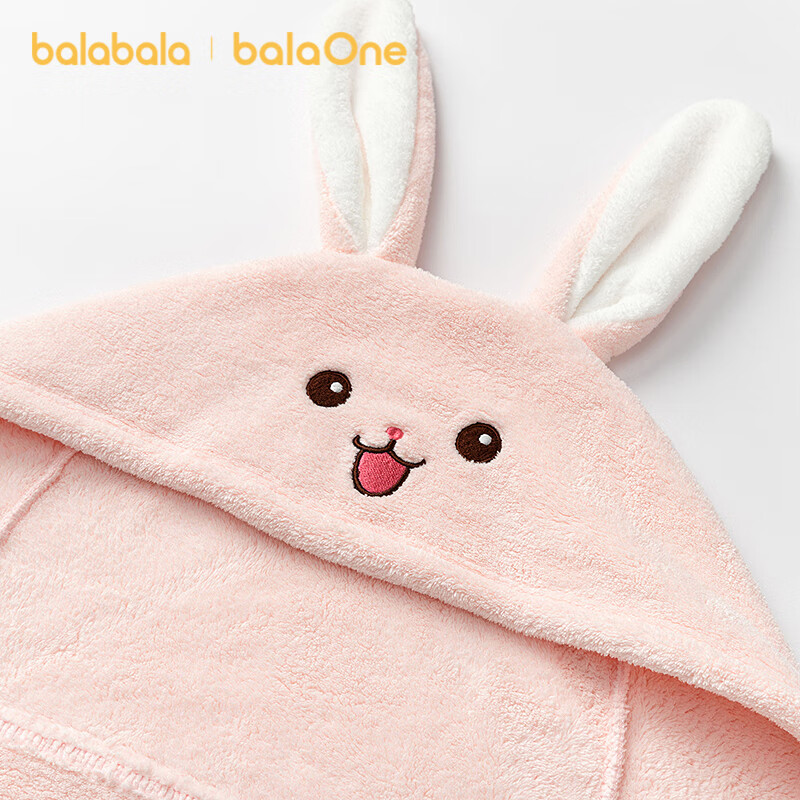Balabala BalaOne Kids Hooded Cartoon Beach Towel Milk Velvet 208925191202