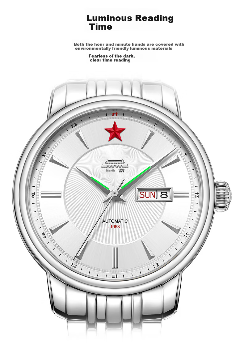 Beijing Watch, Men's Fully Automatic Mechanical Watch, Twelve Zodiac Signs, Hongxing National Watch, Birthday Gift for Me 9