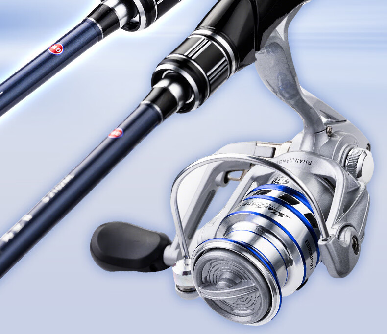 GW 2.1m Straight Handle Spinning Reel Combo Gangtao 2nd Gen Lure Rod ML Action Versatile Fishing Rod 2