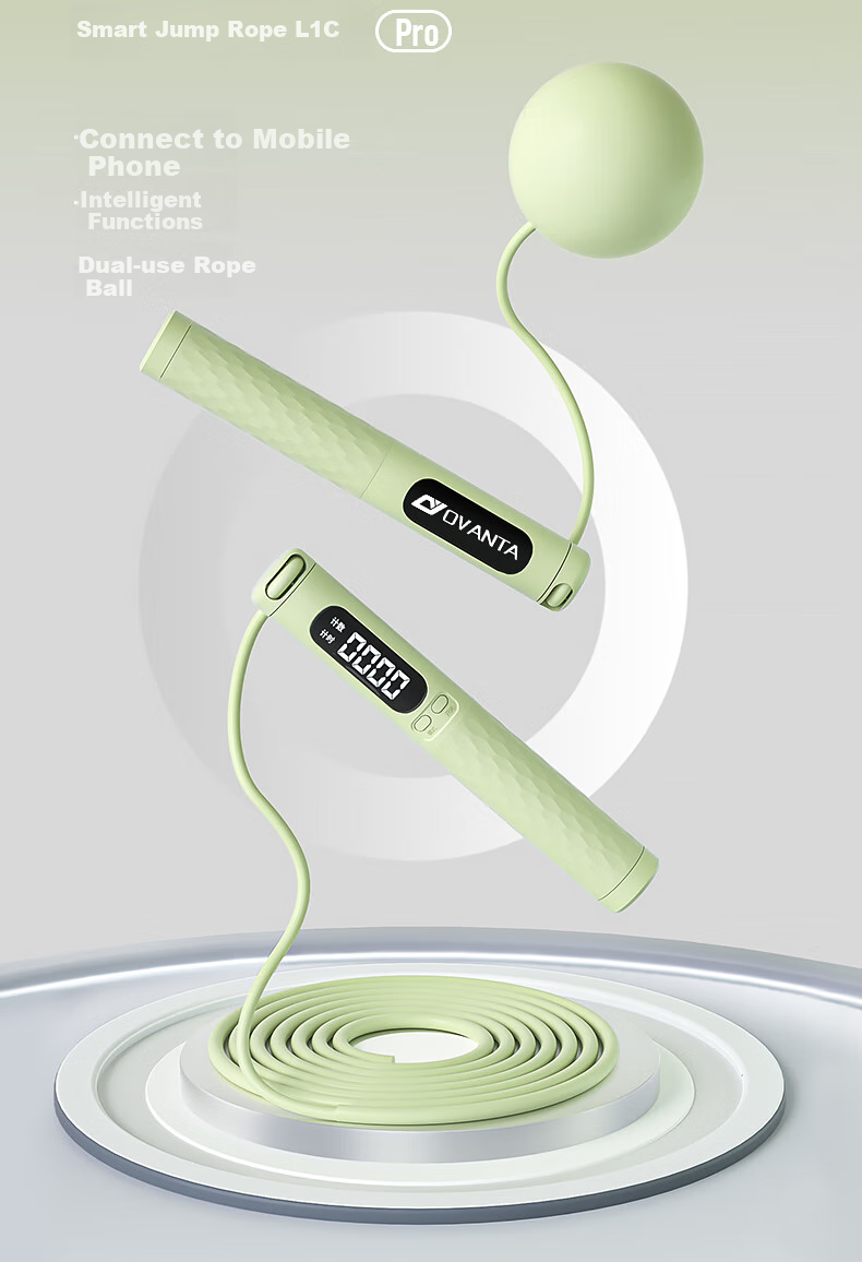 Oufanda Jump Rope, Cordless Smart Counter, for Adults' Weight Loss And Fitness, Fat Burning, Children's Middle School Exam Training, Specialized Equipment 1