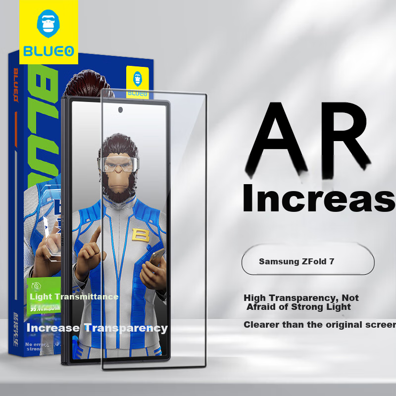 Защитное стекло Lanxingxiansheng для Samsung Z TriFold/W26, AR антибликовое, закаленное, высокое разрешение, прозрачное, противоударное, антиотпечатки пальцев