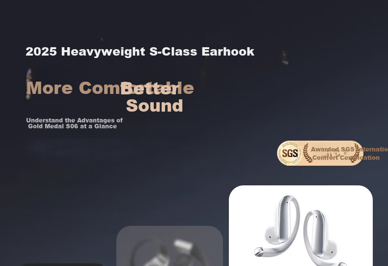 Jinyun (KINYO) [Comfort Selection | Three AI Models] Bluetooth Earphones, Over-Ear Bone Conduction Concept, Open-Style True Wireless, Call Noise Reduction, Suitable for Sports Running, Compatible with Xiaomi And Apple 7