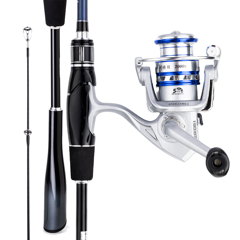 GW 2.1m Straight Handle Spinning Reel Combo Gangtao 2nd Gen Lure Rod ML Action Versatile Fishing Rod