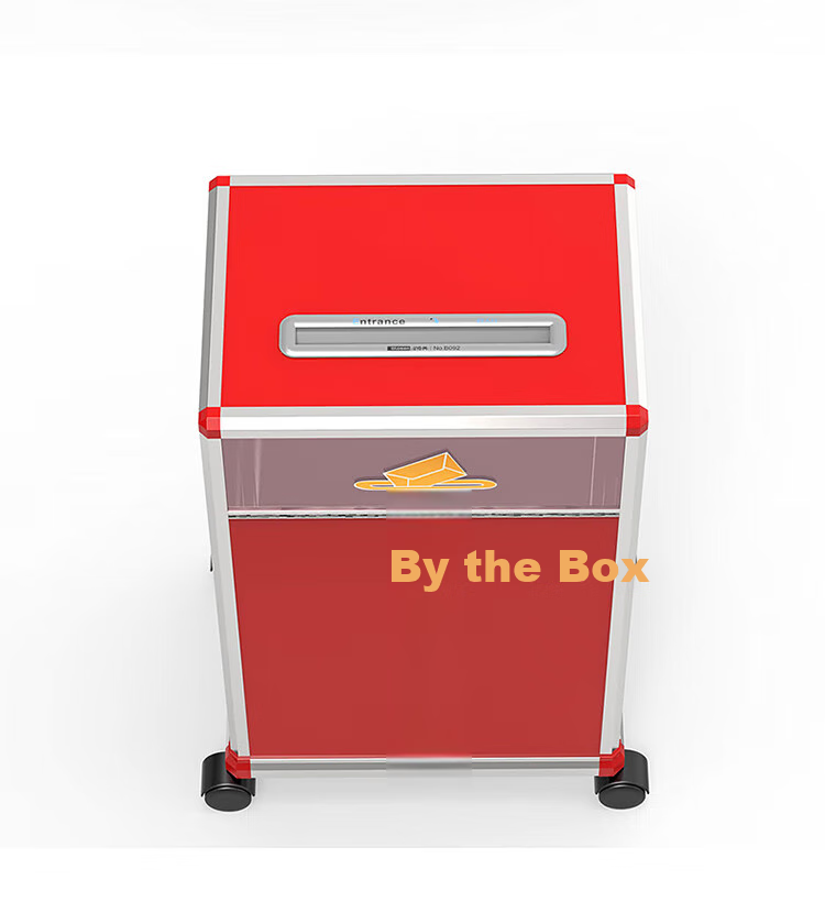 Jinlongxing Party Member Meeting Company KT Election Voting Box, Aluminum Alloy Voting Box, Ballot Box, Voting Box, Ballot Collection Box, Election Box, Large Aluminum Detachable B097, Red 17