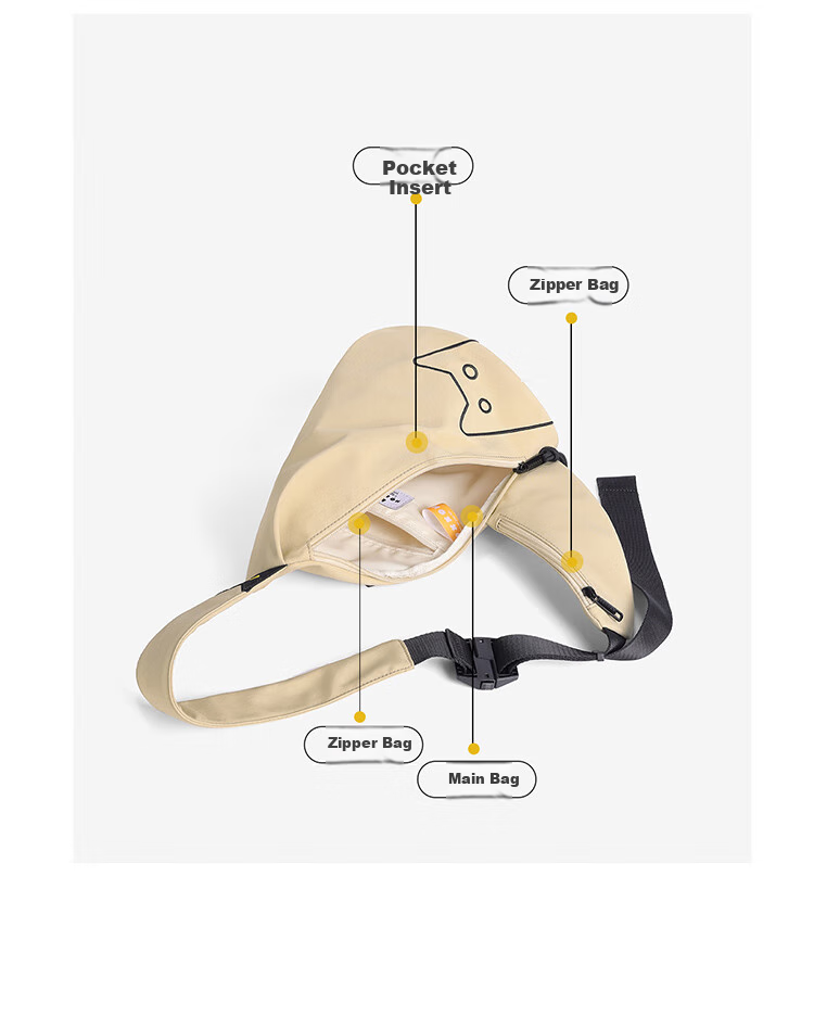 NOXXON Lightweight Crossbody Handheld Shoulder Cycling Messenger Bag, Multifunctional Large Capacity Chest Pack Phone Pouch Birthday Gift for Wome 12