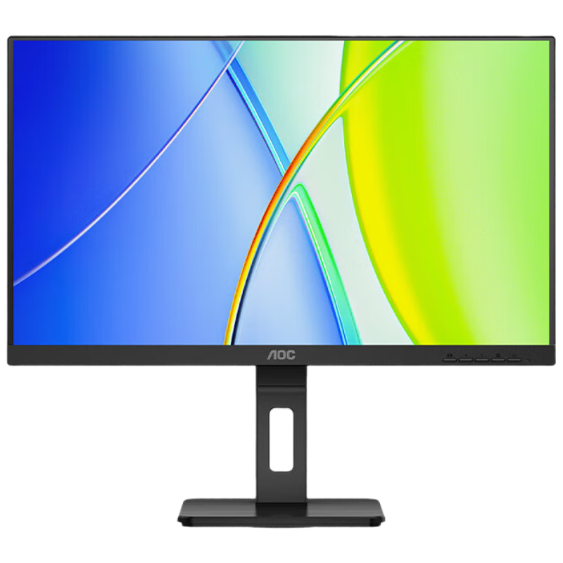 AOC Q24P3 23.8-inch IPS 2K 100Hz Rotatable Height-Adjustable Business Entertainment Office Design Monitor