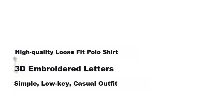 Semir POLO Shirt for Women, Summer, Letter Embroidery, Loose Fit, Drop Shoulder, Textured Casual Trendy Pullover 101325115004 2