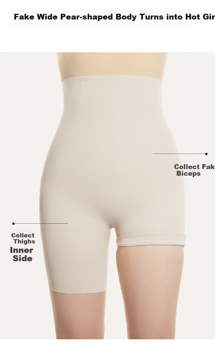 Ubras Breathable Seamless Tummy Control Panties for Women, Butt-Lifting Shapewear Underwear with Waist Cincher And Hip Enhancer, Oatmeal Triangle Briefs Size L 11