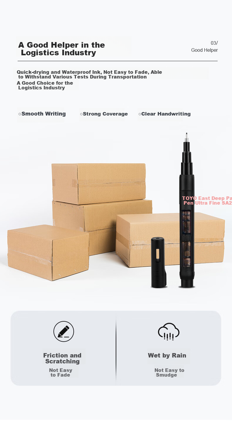 Dongyang SA203, 0.7mm Oil-Based Needle-Tip Paint Pen, Marker, Sign-In Pen, Writing Length 1000m, 12 Pens/box/blue 3
