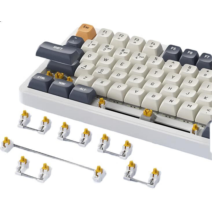 Механическая клавиатура Aigo AG98, игровая, офисная, RGB подсветка, три режима подключения, горячая замена, структура Gasket