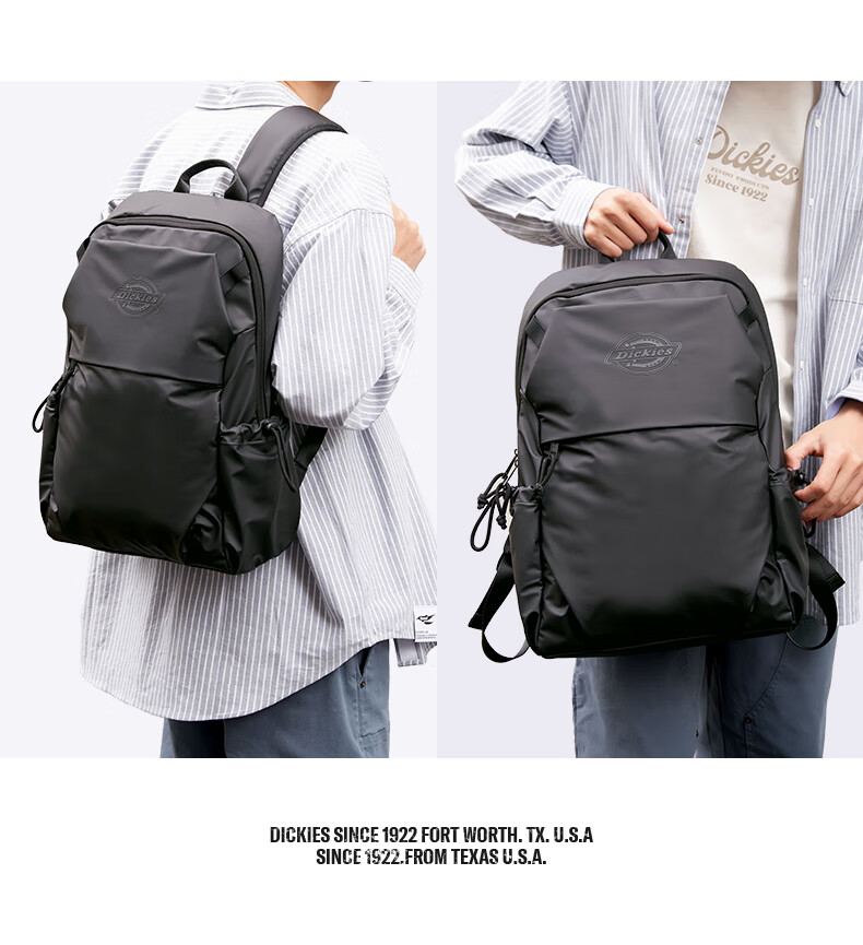 Dickies Backpack, Unisex Shoulder Bag for Commuting, Business Trips And Travel, Simple Design, Fits 15.6-Inch Laptop 11