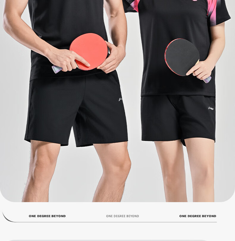 LI-NING Table Tennis Quick-Dry Short Sleeve Shirt Professional Competition Sportswear Unisex Comfortable Breathable Team Jersey 2
