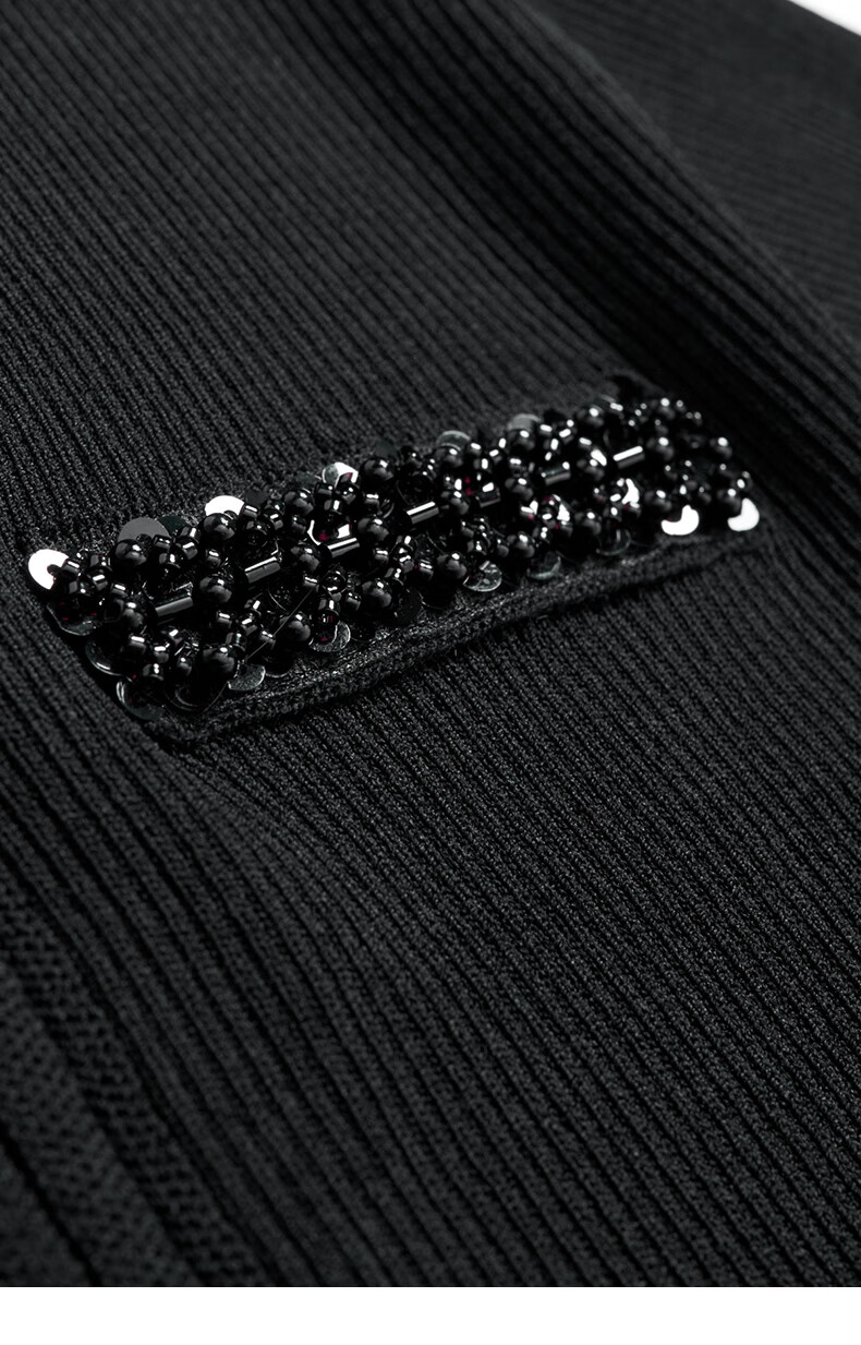 YANYEE Women's Short Sleeve Knitted Cardigan Summer 2025 Thin Slim Fit Commuter Elegant Small Jacket Top Black L 20