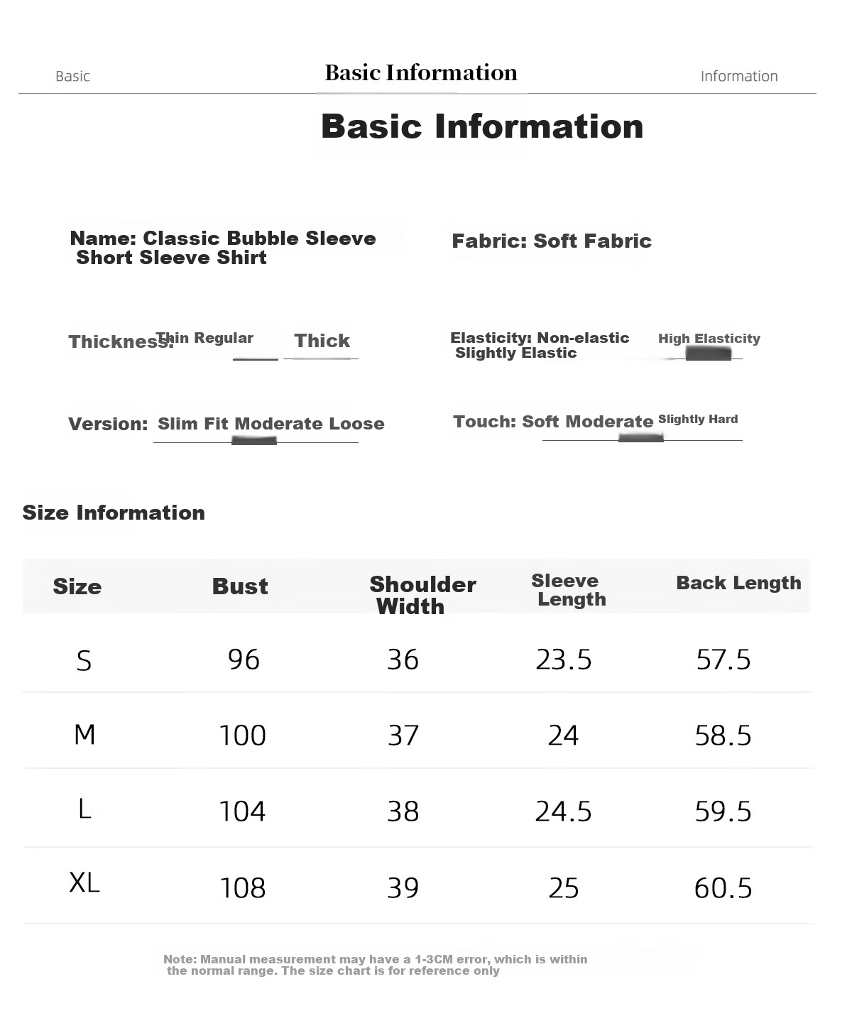 Chushen Summer Short-Sleeve Shirt for Women, Loose-Fitting Simple Single-Breasted Elegant Professional Commuter Blouse S143C1456 Size L 8