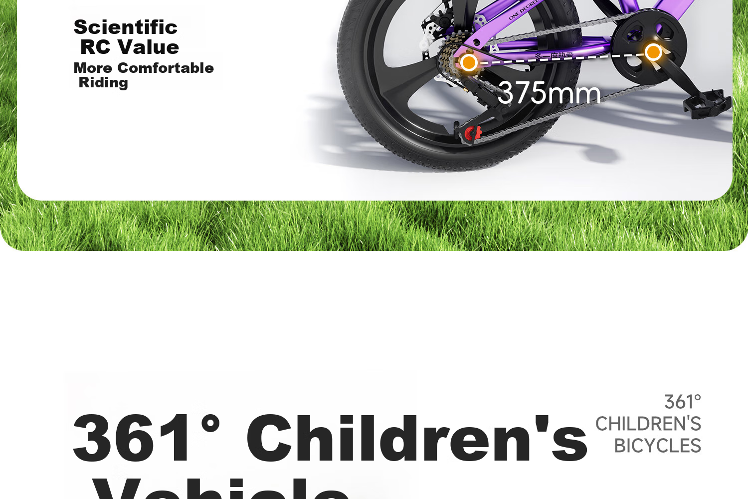 361° Mountain Bike for Men, Women And Children with Disc Brakes, Youth Student Bicycle with Gears, Mountain Bike 16
