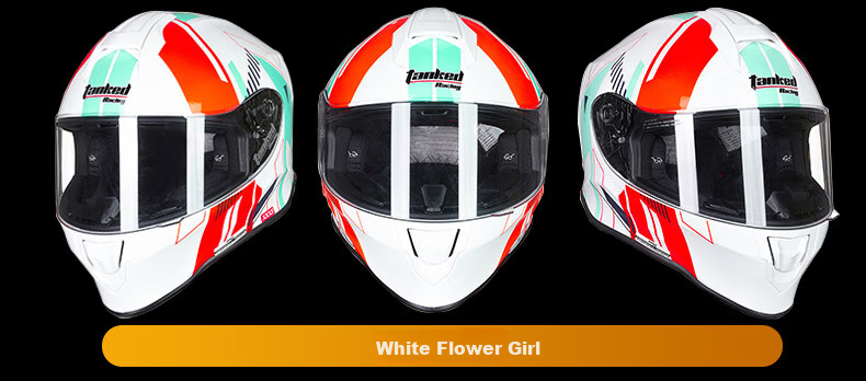 Tanked Racing Motorcycle Helmet T151 Children's Full-Face Anti-Fog 3C Safety Helmet with Lucky Cat Design XXXS 14