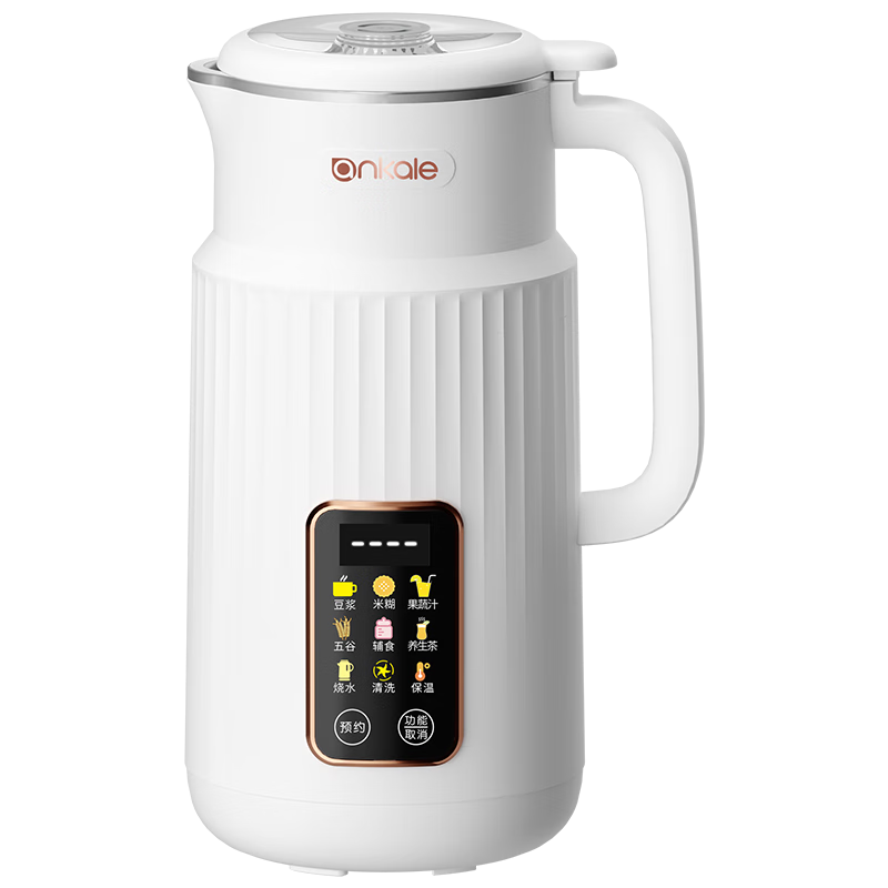 Ankale Color Screen Micro-Pressure Blender, Upgraded Mother And Baby Grade 316 Seamless Stainless Steel Inner Tank, Original Paste Filter-Free No Residue, Fully Automatic No-Cooking 2025 New Soy Milk Maker AJL-PB102F
