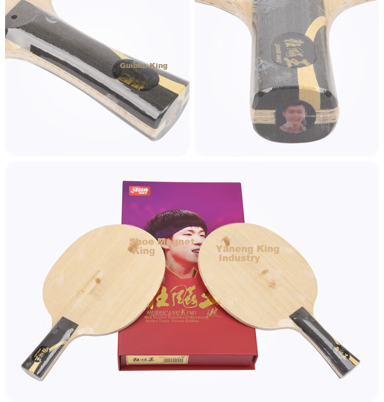 DHS Kuangbiao Wang Wang Chulin Same Model Blade, Built-In Carbon Fiber Table Tennis Blade, Table Tennis Racket, Penhold Grip FL 7