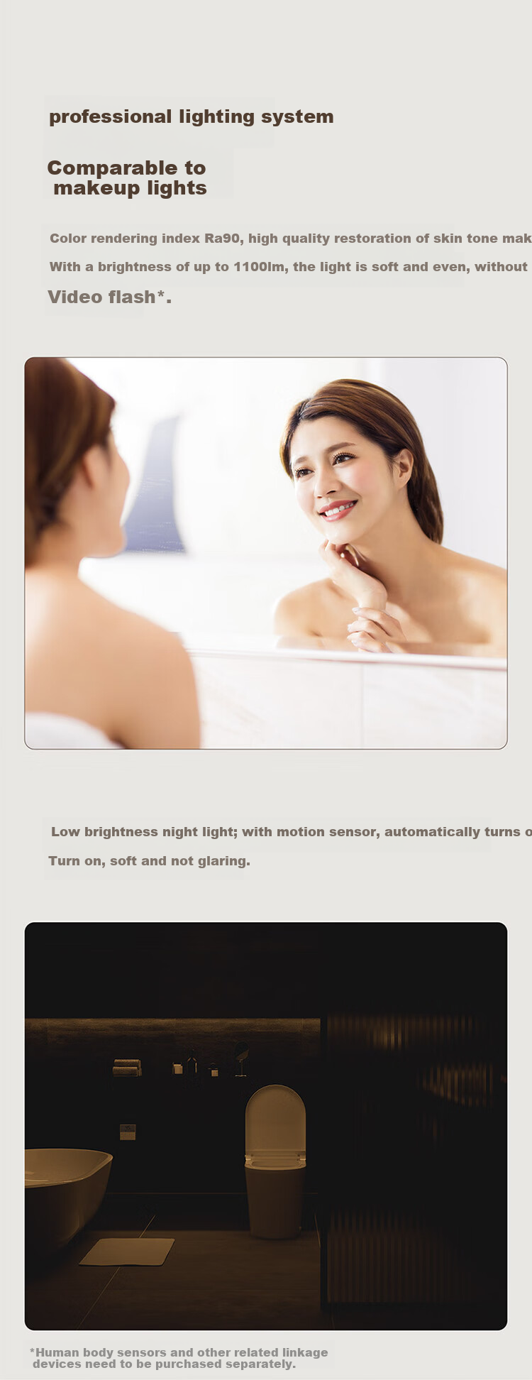 Mijia Smart Bathroom Heater, Dual-Core Multifunctional Wind Heating And Lighting, Rapid Temperature Rise, Intelligent Control, 2400W Standard Versio 11