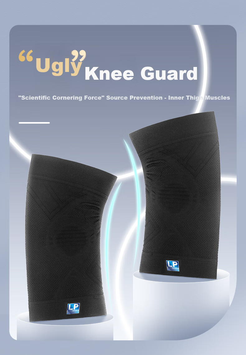 LP Sports Knee Brace for Arthritis Protection, Unisex Running Basketball Hiking Specialized Meniscus Support [One Pair] 3
