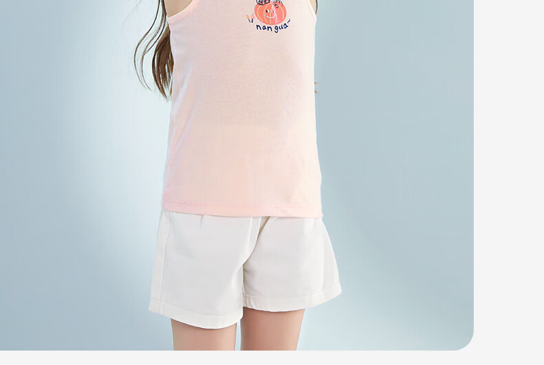 YING BO LUN Summer Boys' Tank Top, Pure Cotton Baby Undershirt, Children's Inner Wear Top, Class A Two-Piece Set, 20901, 130 13