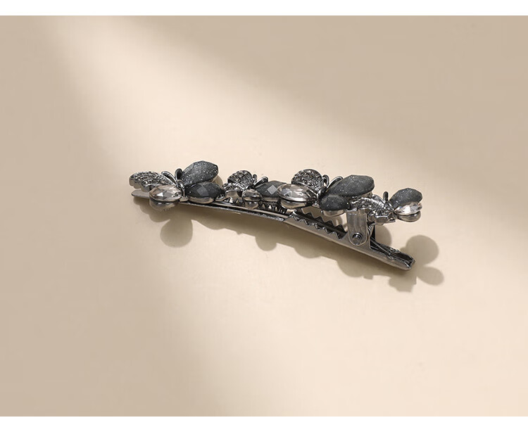 CHIMERA Rhinestone Hollow Butterfly Side Clip Duckbill Hairpin Small Hair Clip Women's Hair Accessory Birthday Gift 4