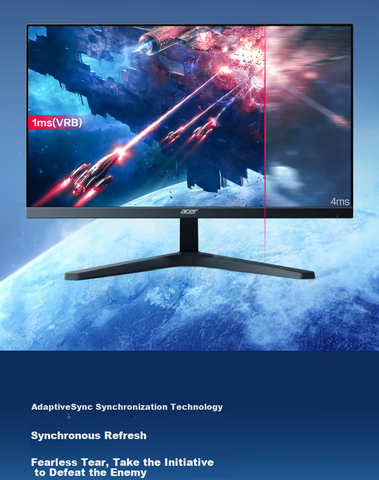 Acer Dark Knight 27-Inch 2K + 120Hz + HDMI/DP Dual Interface HDR Office Light Gaming Monitor MG270U E 7