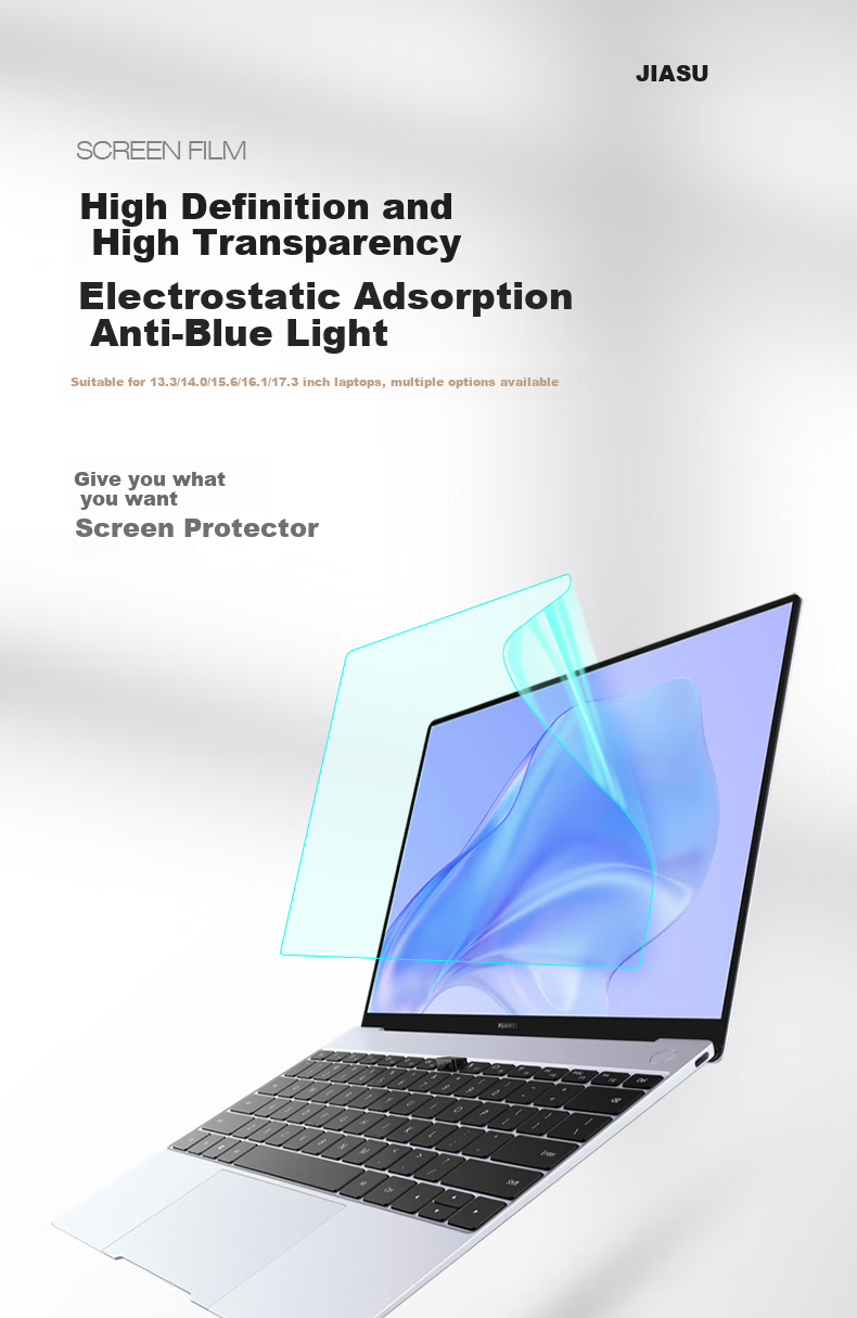 Jiasu Laptop High-Definition Anti-Blue Light Screen Protector Film 15.6 Inch Suitable for Lenovo Legion Y7000, Y7000P, R7000, R7000P 1