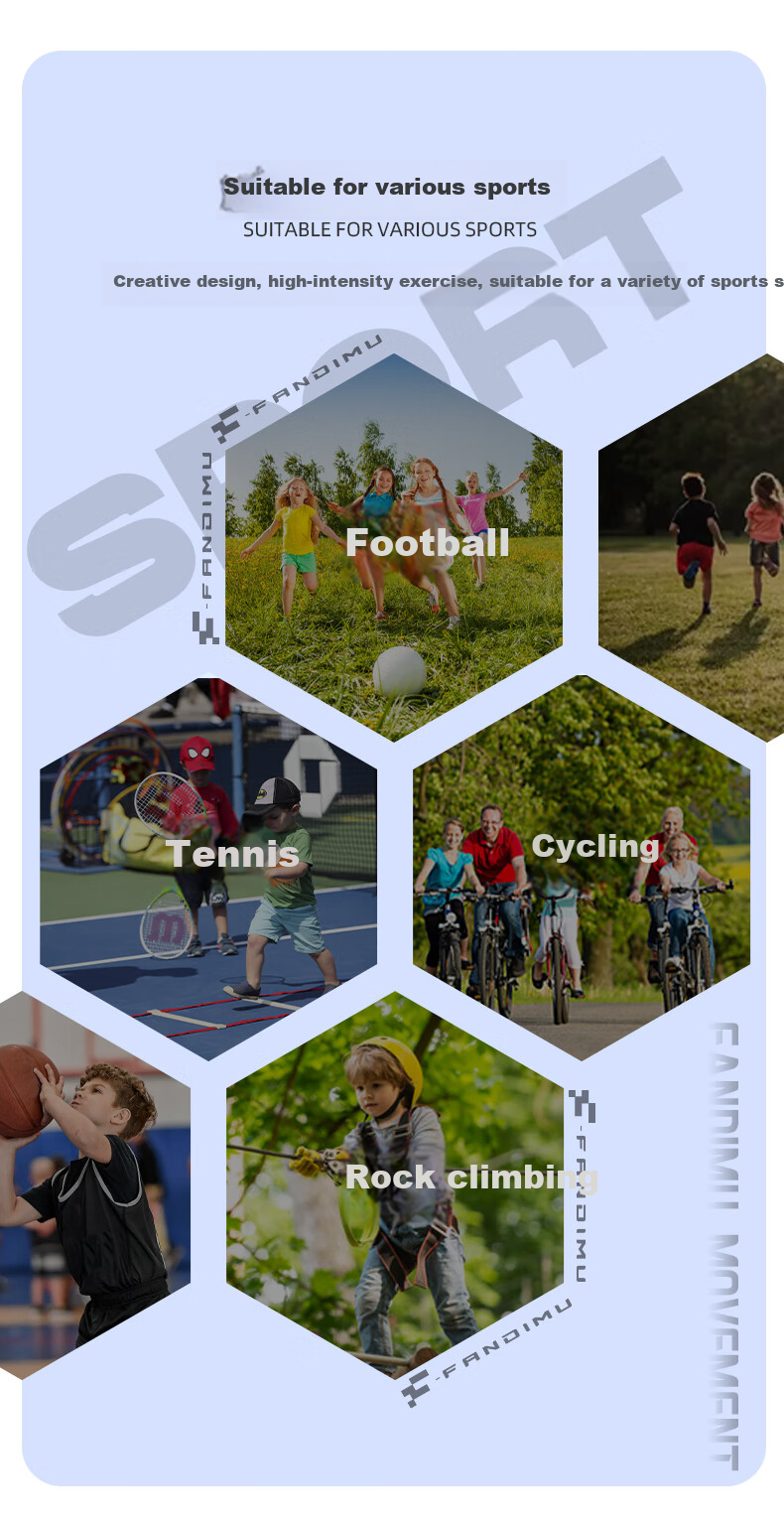 Fandimu [Children's Sports Set for Boys And Girls], Tight-Fitting Training Shirt, Running Suit, Youth Sportswear, Fitness Wear, Badminton Outfit 6