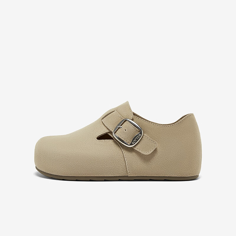 BASTO Vanilla Mousse 26 Spring Mall Full-Coverage Thick-Soled Birkenstock Style Height-Increasing Women's Flats B9033AM6 Apricot 37