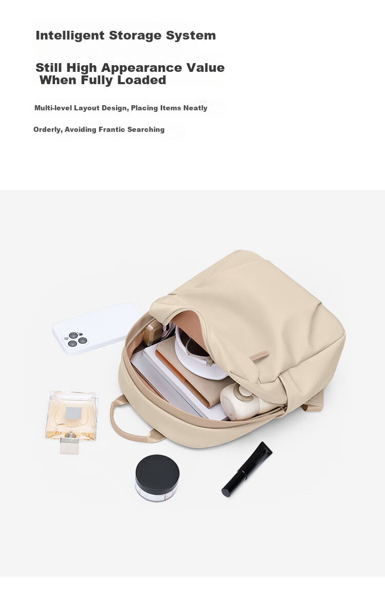 GOLF Women's Fashion Waterproof Backpack Crossbody Shoulder Handbag Versatile Phone Bag Women's Day Gift 7